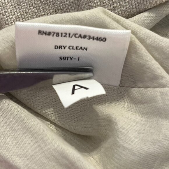 Elieen Fisher Woman Plus-Size Beige Silver Twinkle Linen EveningJacket/Blazer 3x - Picture 11 of 14